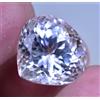 Gemscopious Naturale 22.95 KT Bianco Montana Zaffiro Pera Agrati Certificato Raro Loose