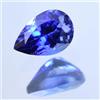 3.50 CT Naturale Blu Reale Zaffiro Pera Fl Certificato Fantastico Gemma