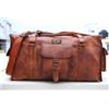 Weekender Borsa Da Viaggio Weekend Da Uomo In Pelle 25" Duffel Leggera Per Palestra