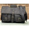 Fatto a mano Borsa Messenger Vintage In Pelle Uomo Handmade Marrone Laptop 13X17X6