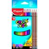 Maped 832272-12 matite colorate, color'PEPS e 3 matite GRAPH'PEPS, 15 pezzi (confezione da 1)