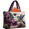 Generico Borsa Trapuntata | Borsone Fantasia E Fiori - Tote Duffle Trapuntato - Per Donne Viaggiatrici Mamme Impegnate Ufficio Palestra Yoga Casual Shopping Weekend Fughe Viaggi Brevi Mare