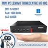 Lenovo Mini PC LENOVO ThinkCentre M910Q Cpu i5-6500T Ram 16Gb DDR4 SSD 480GB Win11Pro