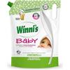 Winni's - Detersivo Lavatrice Baby Ipoallergenico in Ecoformato, Formula 2 in 1 con Ammorbidente Naturale, Adatto alle Pelli più Sensibili, con Materie Prime di Origine Vegetale, 800 ml