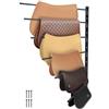 VEVOR Supporto per Sella da Parete, Supporto per Sella Oscillante, Supporto per Sella per Cavallo a 6 livelli, Supporto per Tappetino e Coperta per l'Organizzazione della Selleria 762 x 762 x 1739 mm