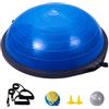 VEVOR Mezzo Allenatore Palla per Esercizi, Equilibrio, Stabilità Palla Yoga Fitness con Fasce di Resistenza e Pompa a Pedale, Allenamento Corpo di Palestra Casa, Capacità Portante 680 kg, 64 cm Blu