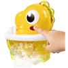 Generico Macchina Per Bolle Di Sapone Luminosa Per Il Bagno A Forma Di Dinosauro, Macchina Per Bolle Di Sapone Da Bagno A Forma Di Dinosauro Per Bambini, Giocattoli Elettronici Da Bag-no Ba-by