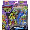 TEENAGE MUTANT NINJA Turtles: Mutant Mayhem Battle Pack. Leonardo VS Superfly ragazzi dai 4 ai 7 anni e fan di TMNT!