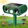 Audasi Dissuasore Gatti, Ultrasuoni per Gatti Ultrasuoni Repellente Gatti Solare con Flash LED Dissuasore Ultrasuoni Piccioni Impermeabile per Volpi Cani Cervo Procioni