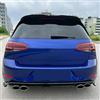 ONEWAY AUTO ACCESSORIES Oneway Diffusori Laterali Posteriori compatibili con Volkswagen Golf VII (7.5) HB R 2017-2020 - Nero lucido