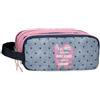 Pepe Jeans Noni Denim Astuccio Triplo Multicolore 22x10x9 cm Poliestere by Joumma Bags by Joumma Bags, multicolore, Astuccio triplo