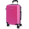 DON ALGODON - Trolley bagaglio a mano 55x40x20 (Espandibile) - 33L - Valigia Bagaglio a mano Ryanair - Valigia Media Rigida - Trolley Cabina Piccolo - Iris