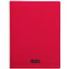 Calligraphe 18193C - Quaderno con picche 96 pagine, 24x32 cm, 90 g di quadrati grandi, copertina in polipropilene rosso