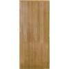 King Collection Porta A Soffietto in PVC con Maniglia in plastica e Chiusura Magnetica Noce