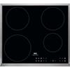 AEG Piano cottura a induzione autark 60 cm/4 zone con 4 funzioni di alimentazione per una cottura rapida, 14 livelli, telaio in acciaio inox, timer, funzionamento touch per zona, compatibile con cappa