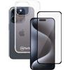 PanzerGlass Custodia telefono trasparente & pellicola protettiva | PanzerGlass™ | iPhone 15 Pro Max