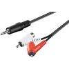 CAVO SDOPPIATORE STEREO CON CONNETTORE RCA CON BYPASS MT 1.5