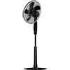 Cecotec Ventilatore a Piantana con Timer EnergySilence 1020 ExtremeFlow. 60 W, 10 pale, Potente, Oscillante, Silenzioso, 3 velocità, Regolabile, Motore in Rame, Nero