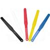 TOP-MAX 5 spatole in plastica per serigrafia, 28,7 cm, colori assortiti per serigrafia, paletta durevole per vernice e colla, strumento per officina artistica