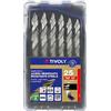 Tivoly 11457070017 - Set di 25 punte in metallo TSP HSS, taglio smerigliato, affilatura Tivoly Smart Point, Ø 1-13 mm