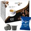 COFFISANO 100 Capsule di Caffè Compatibili con Nespresso Miscela Positano - Espresso Monodose Italiano, Gusto Ricco e Aroma Intenso