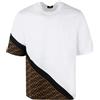 FENDI T-shirt Fendi con inserto FF