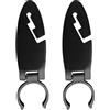 Generic 2 clip per paddle board espandibili paddle board pinna morsetti gonfiabili pagaie stoccaggio canoa pagaie custode sport acquatici facili da installare clip di fissaggio