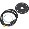 Yctze Sensore di Potenza a Punto Magnetico Miscela di Sensori Yose Power PAS Parti di Ricambio per Bici Elettriche da Esterno Kit Elettrico Modificato con 8 Connettori Impermeabili