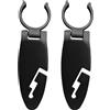 Genérico 2 clip per kayak per tavola da paddle, con morsetto a pinna per tavola da paddle, estensibile
