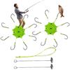 Generic Ami da pesca per la pesca in acqua dolce, accessori da pesca anticorrosione per kit di casting, amo da pesca polpo - pesca in acqua dolce, fiumi, stagni, ba