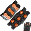 Demaxiyad Ice Grips Spikes, ramponi dentati regolabili per escursionismo e trail running, leggeri e antiscivolo per uomini, donne e giovani