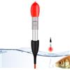 Generic Galleggianti Da Pesca Luminoso - Galleggiante da Pesca Luminoso Illuminato,Attrezzature ad Alta Visibilità Scuro Versatile