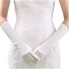 Generico Guanti in raso, guanti lunghi da sposa da donna, guanti da ballo traspiranti con colori vivaci, facili da indossare, regalo di Natale per fidanzata donna