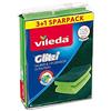 Vileda Glitter - Spugna pulente e igienica, confezione da 4