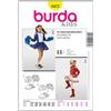 burdastyle Burda B2472 - Cartamodello per Realizzare Vestito da Majorette per Bambina, Taglie Varie, 19 x 13 cm