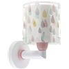 Dalber lampada applique da parete per bambini per ragazzi Color Rain Gocce d'acqua multicolore (41439)