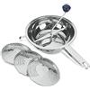 Metaltex 25222410080 - Passaverdura in Acciaio Inox, ⌀ 24 cm