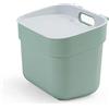 Curver Ready to Collect - Pattumiera 100% riciclata da 5 l, con coperchio grigio chiaro