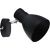Paulmann 66759 Faretto Davy a 1 luce max. 20 Watt plafoniera nera faretto in metallo E27 faretti da soffitto senza sorgente luminosa