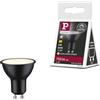 Paulmann 29166 Riflettore LED standard 230V GU10 750lm 8W 2700K dimmerabile nero opaco 36° lampadina RAL9004