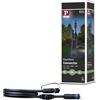 Paulmann 94273 - Cavo Plug & Shine, 1 m, IP68, colore: Nero