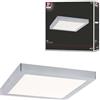 Paulmann 70982 Pannello LED Abia angolare incl. 1 lampada da soffitto da 22 Watt cromo opaco pannello luminoso plastica luce da soffitto 2700 K