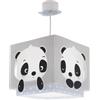 Dalber Lampada da soffitto a sospensione per bambini Panda blu orso