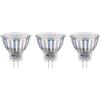 Paulmann 29140 Riflettore 12V LED GU4 3x345lm 3x4,2W 2700K argentato lampadina