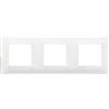 Vimar 14644.41 Plana Telaio di copertura a 6 moduli (distanza tra 2+2+2 pin 71 mm), tecnopolimero, Reflex Snow