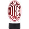 A.C. Milan - Lampada a LED Milan, Prodotto Ufficiale, Rosso, 0