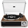 Qlearsoul ONE-Q Giradischi Vinile All-in-One con Bluetooth 5.4, Giradischi HiFi