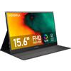 Monitor Portatile, 15.6"Schermo FHD IPS HDMI USB Type C, Altoparlanti Incorporat