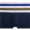 Tommy Hilfiger Uomo Boxer Confezione da 3 con Fascia con Logo, Multicolore (Arm Grn/WDG Blu/Ptch Blu), 5XL