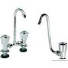 Osculati Miscelatore con rubinetto girevole ottone, cromato freddo/caldo, 1 pezzo